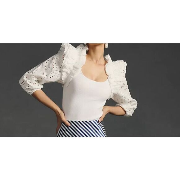 DOLAN Eyelet Ruffle-Sleeve
Jumper size S - Picture 7 of 7